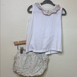 Rapife Floral Kids Matching Set - White and Pink